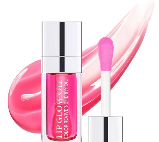 Clear cherry lip oil