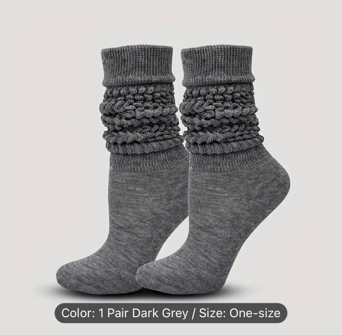 Slouched socks