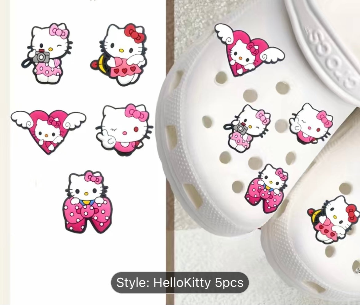 Hello kitty croc gets